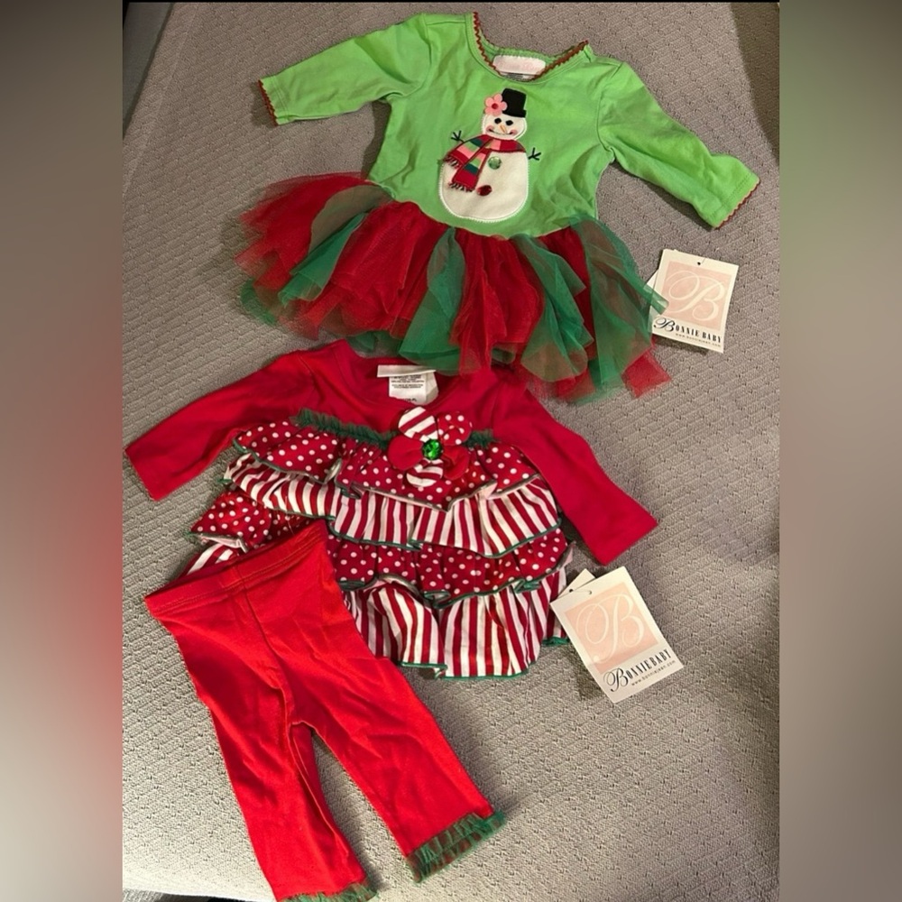 Bonnie Baby Christmas Outfits